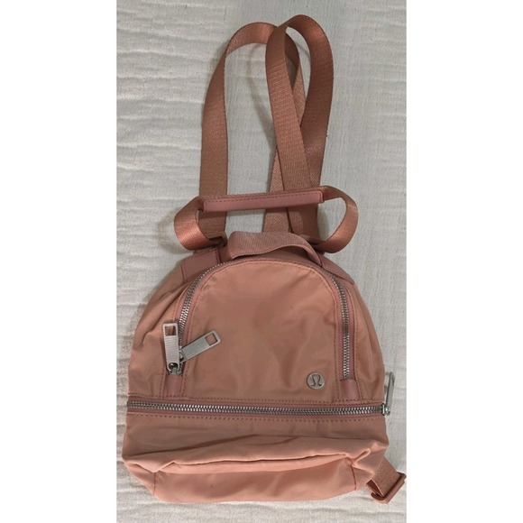 Lululemon City Adventurer Mini Backpack 3L Convertible Crossbody Pink Mauve - Picture 1 of 5